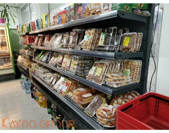 Магазинен стелаж, регал, щанд тъмно сив , матов RAL 7016