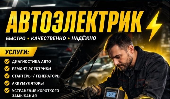 Услуги Автоэлектрика!