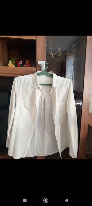 Рубашка белая б/у