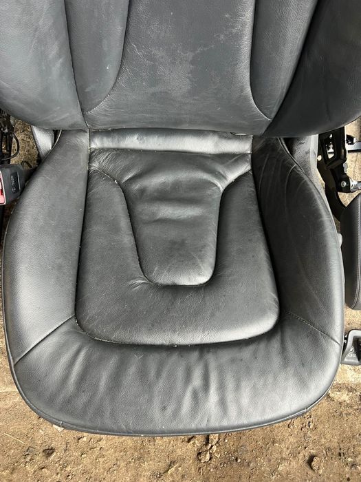 Салон Ауди AUDI A5 2врати Черен кожа Обикноввен Ел. подгрев ном 856