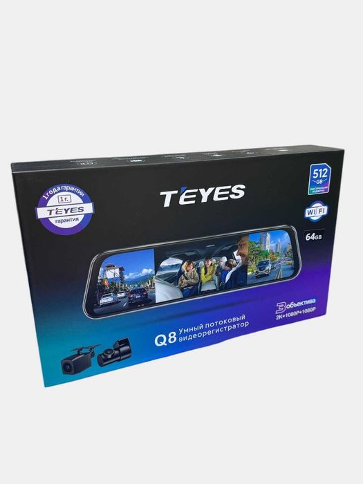 Teyes Q8 3X 3 kamerali video registratorlari Muddatli to'lovga