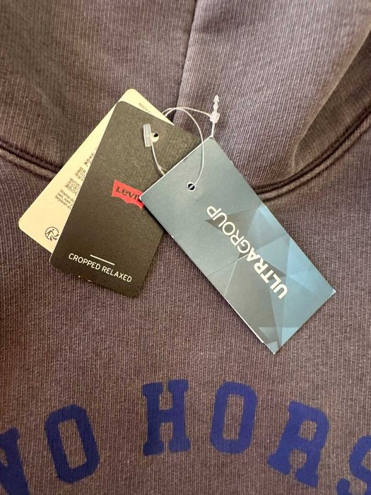 НОВ Оригинален мъжки суичър , худи  LEVI'S `s Левайс Hoodie размер L (става и за M) ,подх. за подарък