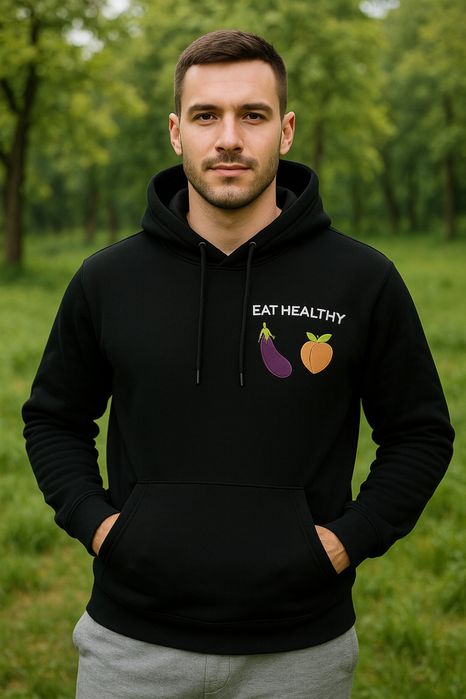 Суитшърт Hoodie “EAT HEALTHY” SERIES