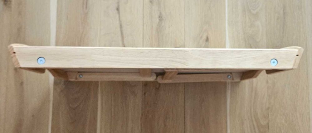 Масичка табла за хранене сервиране в легло масивно дърво Дъб