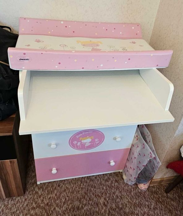 Black FRIDAY / бебешка КОШАРА Little Princess + СКРИН + ПОВИВАЛНИК