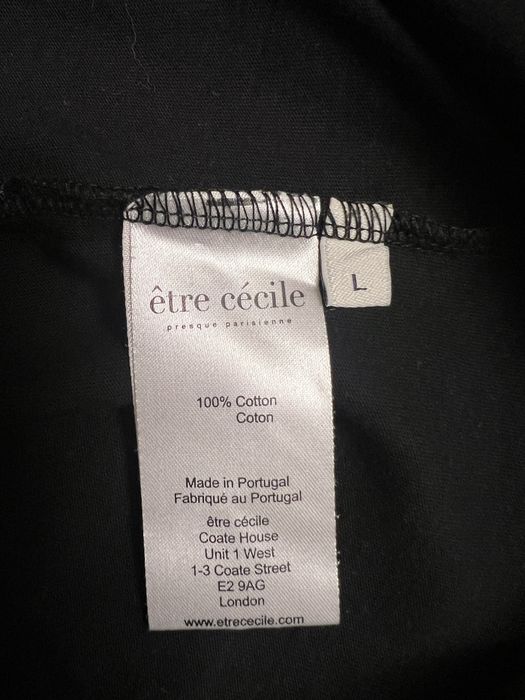 Черен Тишърт Etre Cecile