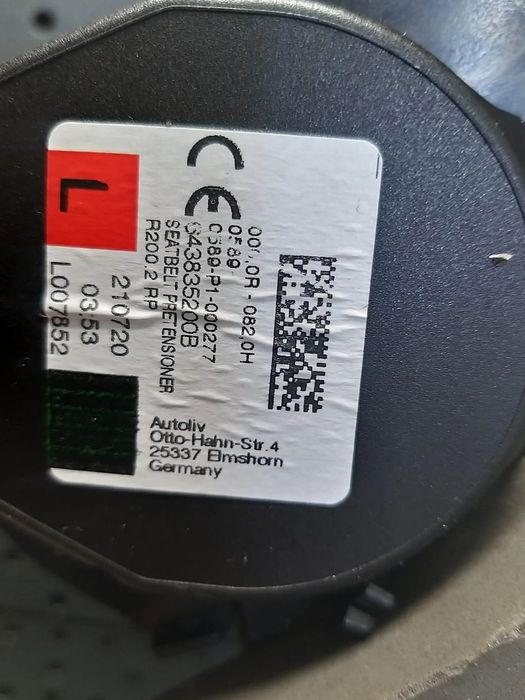 Centura siguranta stanga spate bmw seria 1 f40 s3748877308 0589p1000277 643835200b