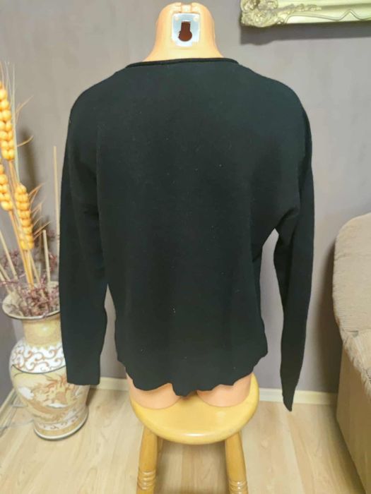 Selected Femme дамска черна блуза 100% кашмир