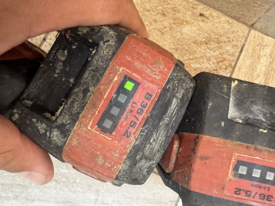 Baterii hilti 36volti defecte