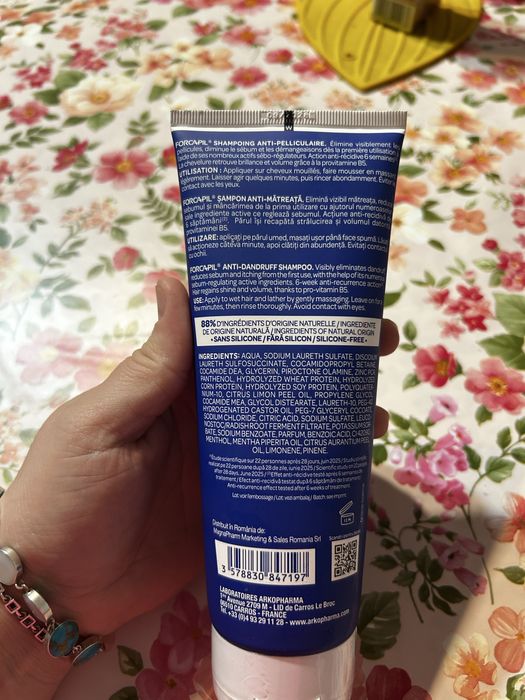 Vand sampon Forcapil antimatreata