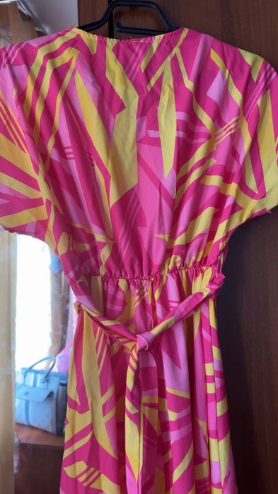 Уникална лятна рокля в розово