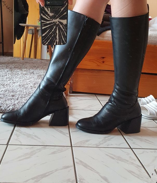 Martini ботуши от естествена кожа