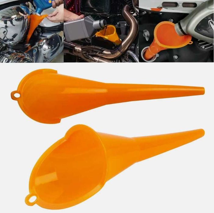 Дълга автомобилна фуния за течности - 28см.