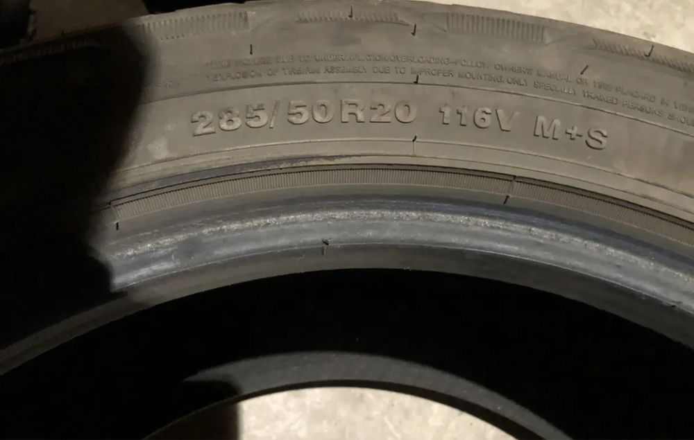 285/50/20 Резина шины