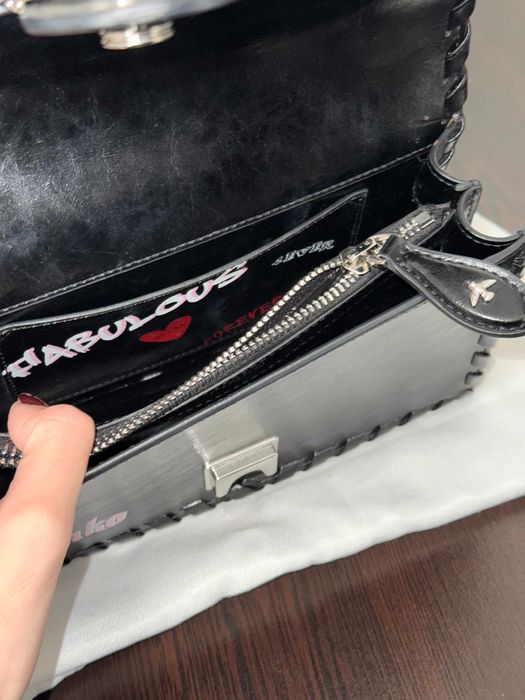 Pinko Love Fabulous оригинална черна чанта