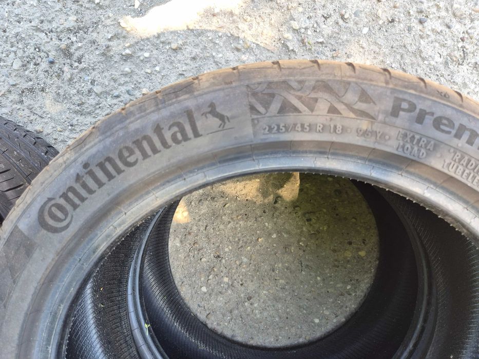 2 Anvelope de VARA - 225/45/18 95Y XL - Continental Premium Contact 7 - Stare F BUNA - DOT 2024 !