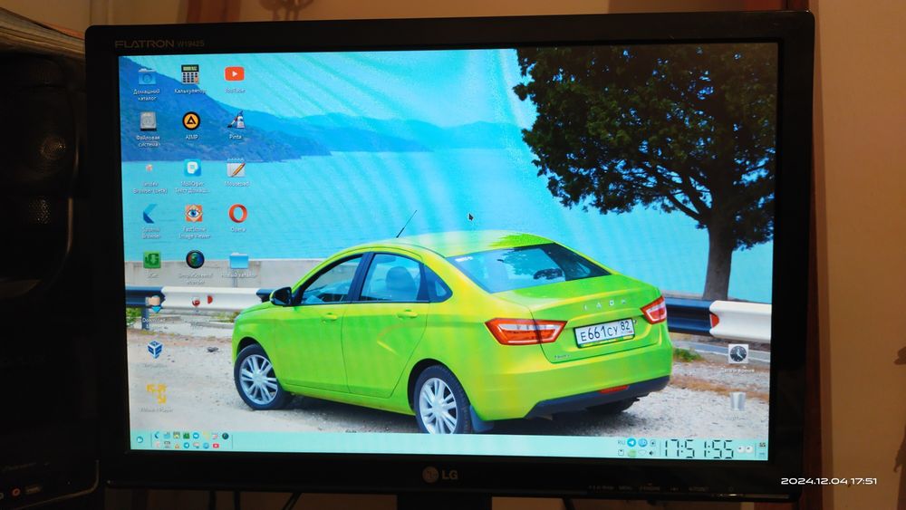 Монитор с 19-дюйм. экр., TN: LG Flatron W1942ST (2011), D-Sub, 2012 г.