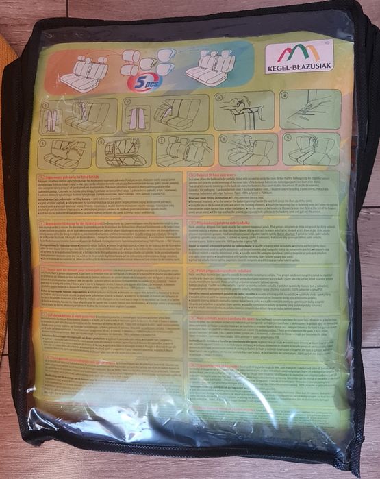 Huse scaune Passat B6-B7 (Negru)