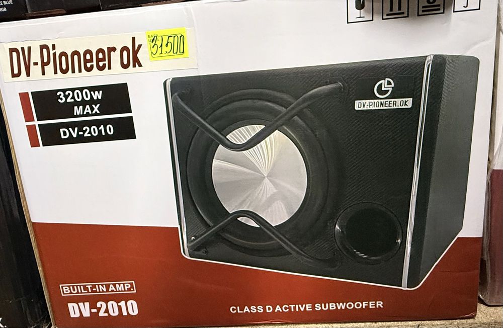 сабвуфера и динамики