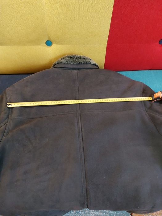 Cojoc din piele ecologica marimea  50 - 52 culoare gri