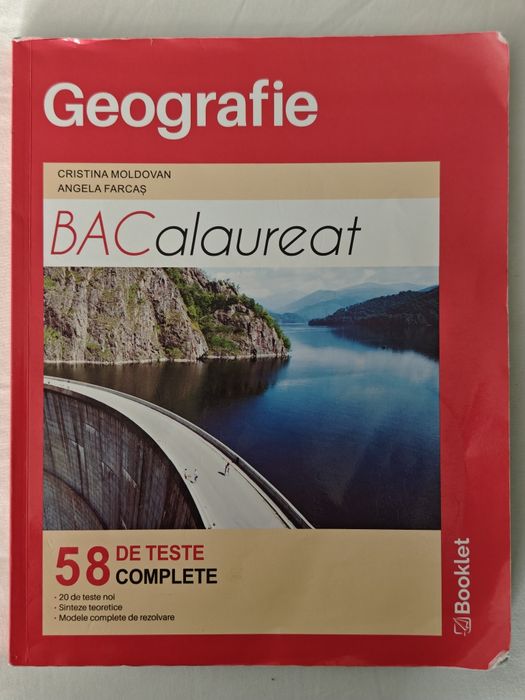 Culegere Bac Geografie 58 de teste