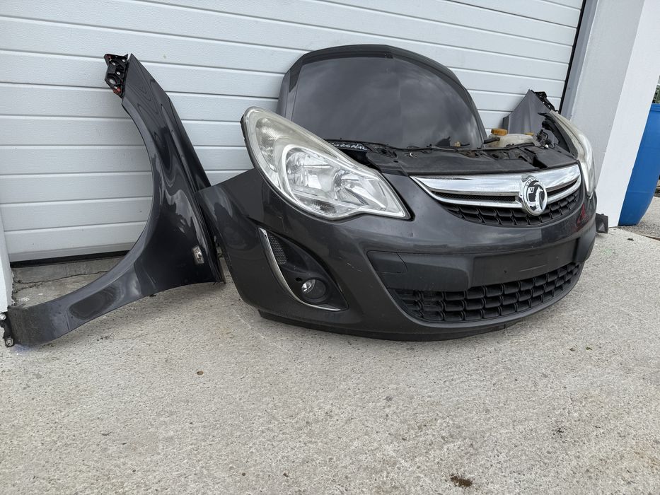 Fata completa Opel Corsa D facelift capota bara fata far trager aripa