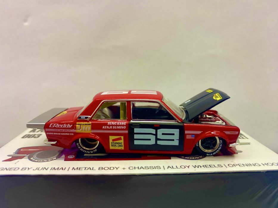 KAIDO HOUSE DATSUN 510 an 1971 machetă auto scara 1:64 Pro Street 510