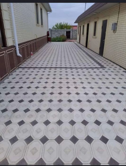 Укладка брусчатки