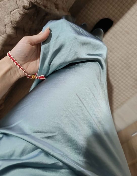 официална рокля сатенена