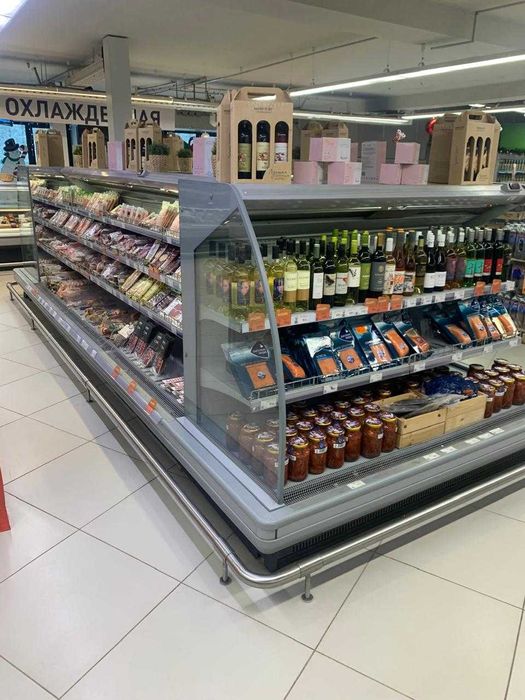 Холодильник для продуков Открытый холодильник Холодильная горка