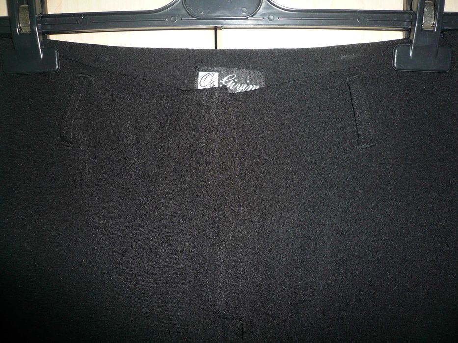 Pantaloni  negri, stil clasic, subtiri, mar.38