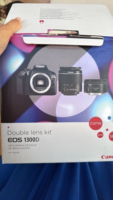 Canon EOS 1300D + обектив