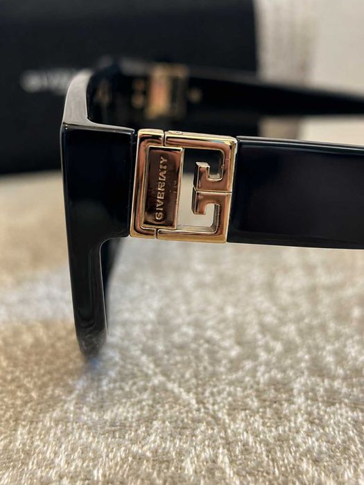Ochelari de soare Givenchy GV 7156/S 807IR – negru/auriu – Made in Italy + toc