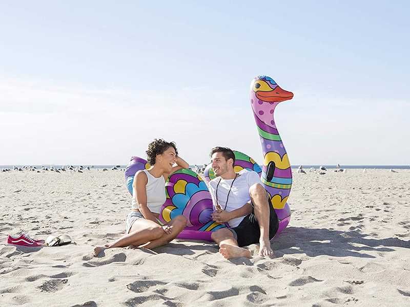 НОВИ! Надуваем остров дюшек 1.9м Щраус BESTWAY Ostrich Pop Kunst