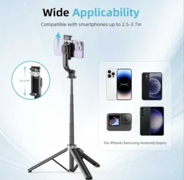 Bluetooth Селфи Стик и Трипод QIRITA – 2 в 1 с дистанционно управление