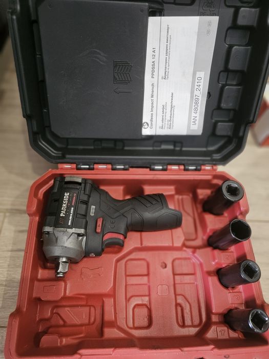 Ударен безчетков гайковерт PARKSIDE PERFORMANCE® 12 V PPDSSA 12 A1 - 350NM