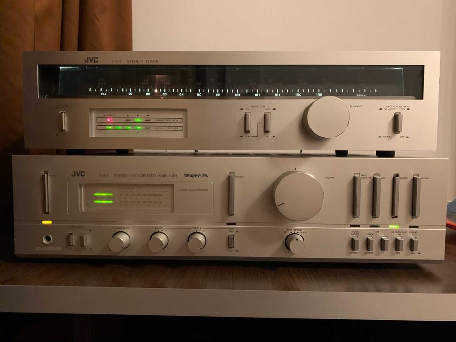 Linie audio vintage JVC - amplificator A-X3 tuner T-X1L boxe SK