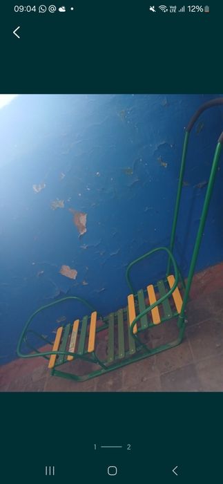 Санки для  двоих детей