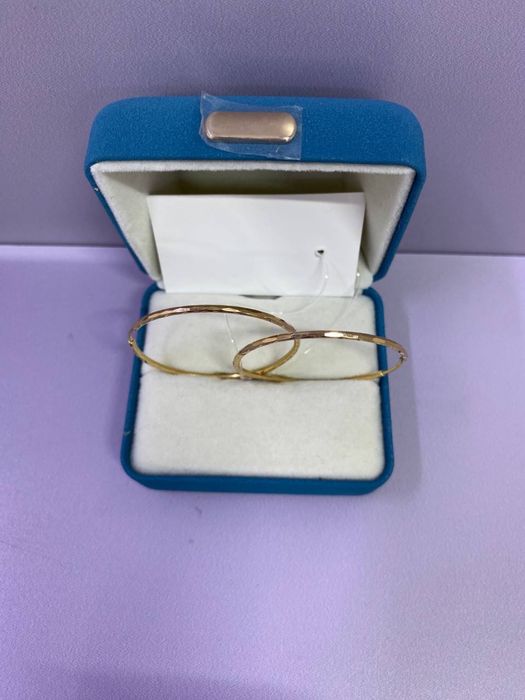 Золотые серьги конго #КО34699