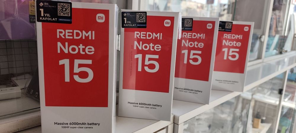 Redmi Note 15 sotiladi