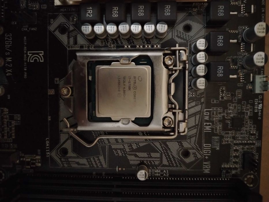 Материнская плата и процессор i7
