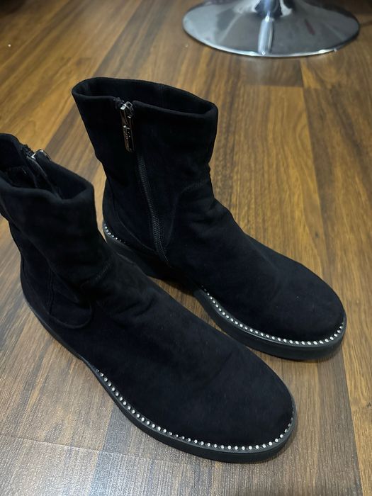 Ботинки женские со стразами