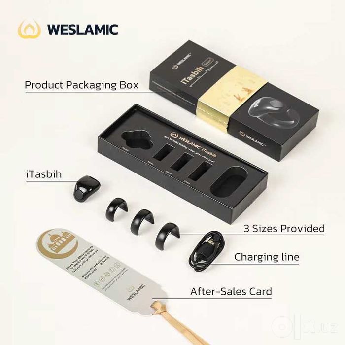 Smart Zikr Ring WESLAMIC iTasbih Salam+