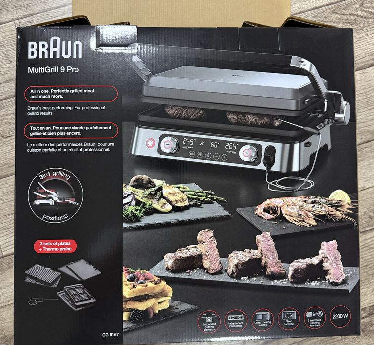 Продам новый гриль Braun 9167