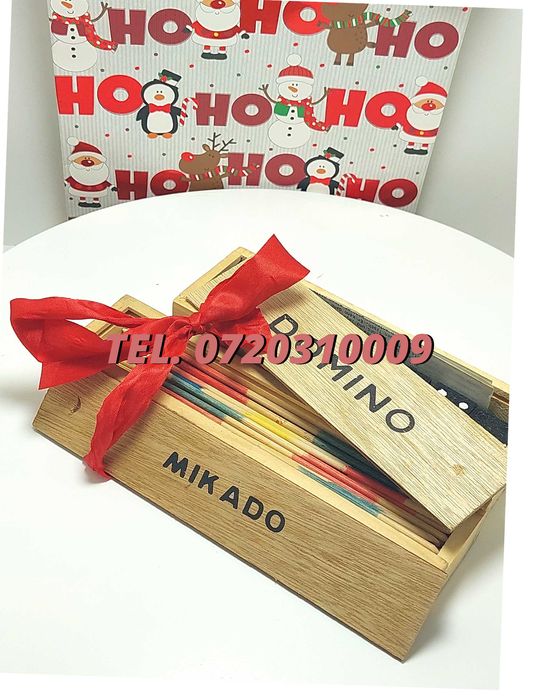 Pachet Cadouri  Joc Marocoo mikadoSi Domino  Transport Gratuit