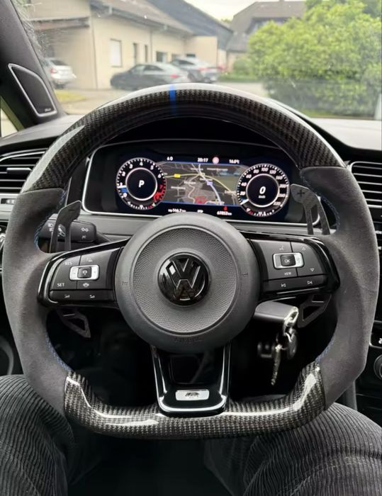 Padele volan VW magnetice carbon