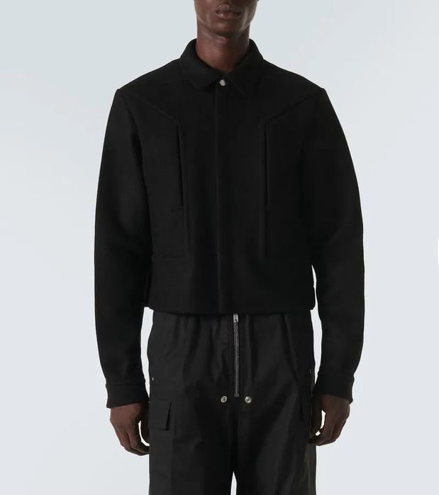 Rick Owens virgin wool jacket