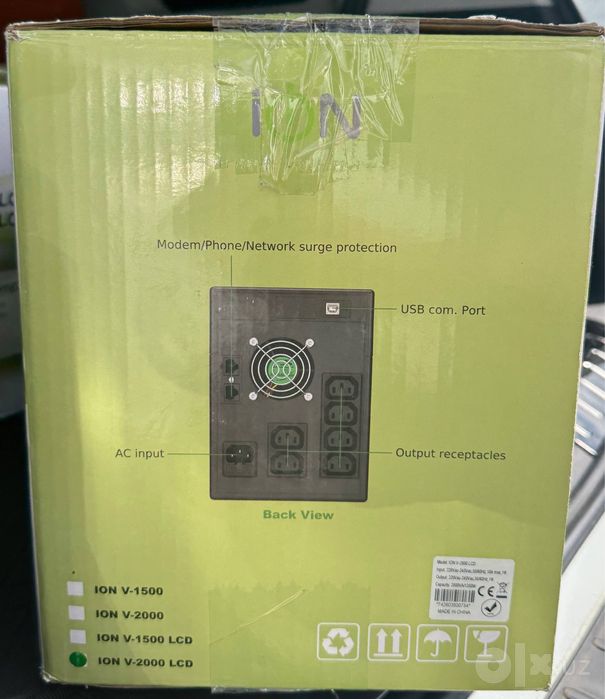 UPS / ИБП ION V-2000 LCD 2000VA / 1200W