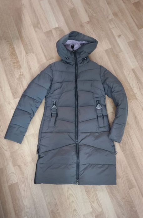 Geaca de iarna cu guler natural