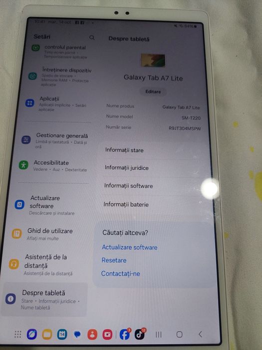 Tableta Samsung Galaxi Tab A7 Lite